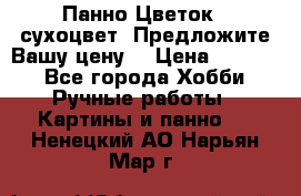 Панно Цветок - сухоцвет. Предложите Вашу цену! › Цена ­ 4 000 - Все города Хобби. Ручные работы » Картины и панно   . Ненецкий АО,Нарьян-Мар г.